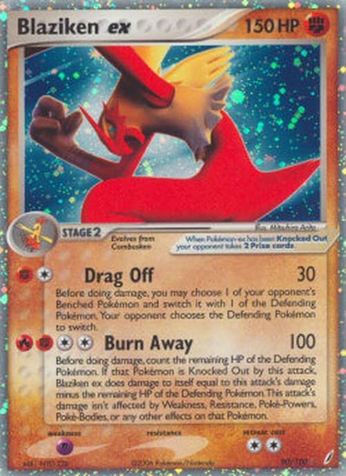 Pokemon Blaziken ex