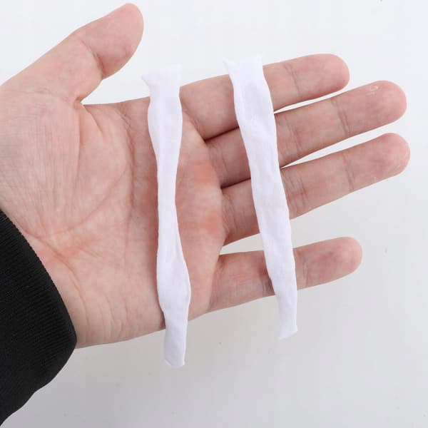 Miniature fishnet stocking, 1:6 scale. An accessory for doll leggings, white outfit