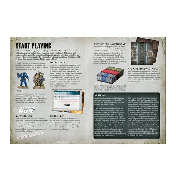 Warhammer 40,000 First Strike Starter Set – a set for two players