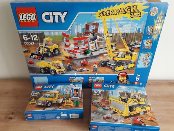 Lego City 66521, 60073, 60074, 60076 EMPTY BOX