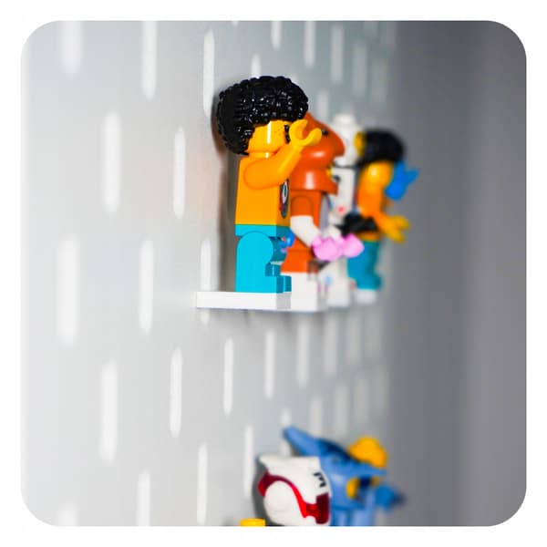 IKEA SKADIS STAND FOR 30 LEGO MINI FIGURES – WHITE