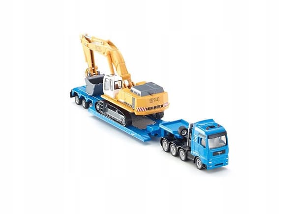 Siku S1847 flatbed lorry with excavator