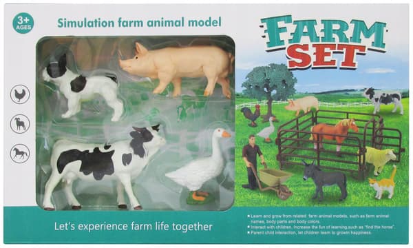 ANIMAL FIGURINE SET FARM FIGURINES