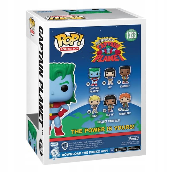 Funko Pop! 1323 Captain Planet collectable figurine as a gift