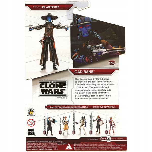 Cad Bane action figure from *The Clone Wars* (Star Wars) series