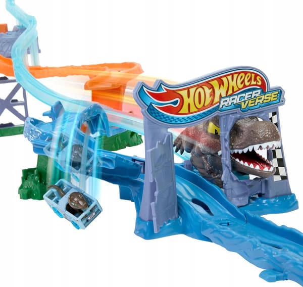 Hot Wheels Jurassic World Crash & Splash Dinosaur Track
