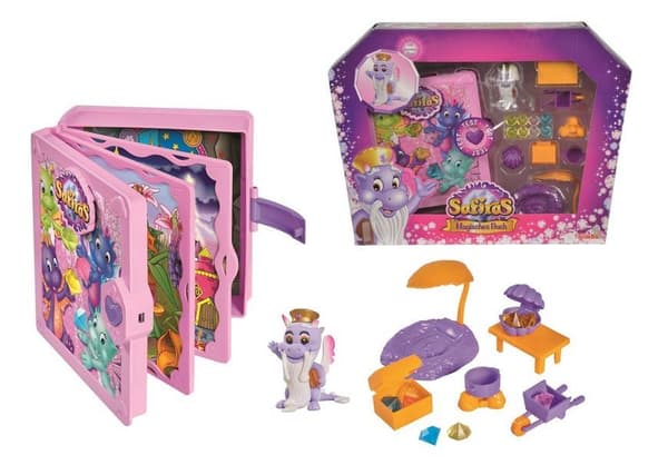 SKL SAFIRAS MAGIC BOOK + FIGURINE 595-1003