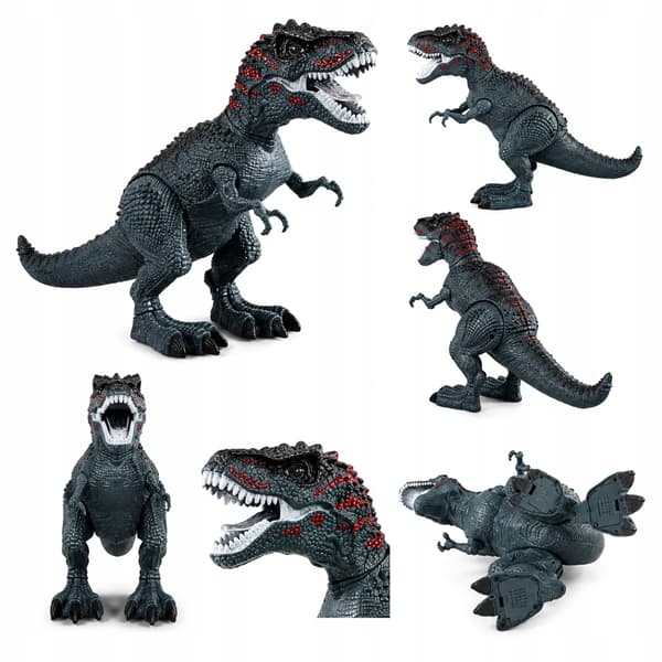 LARGE Interactive T-REX DINOSAUR WITH PROJECTOR – Walks, Roars and Lays Eggs