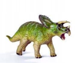 Hand-painted Triceratops figurine by Mideer