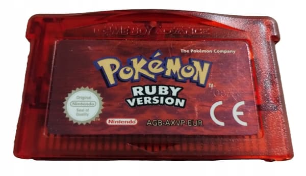 POKÉMON RUBY VERSION GBA Nintendo Game Boy Advance
