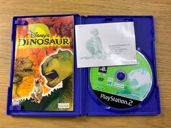 DISNEY DINOSAUR disc – perfect condition, first-run PS2 set