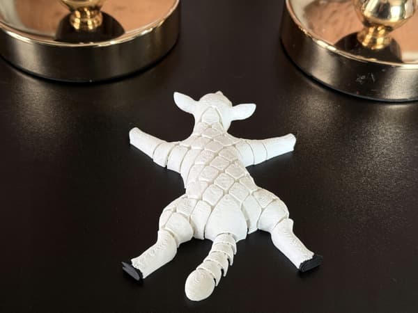 Cute 3D segmented lamb – a charming, flexible figurine, a toy