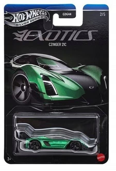 HOT WHEELS Silver Series EXOTICS 5-car set JKX76-80