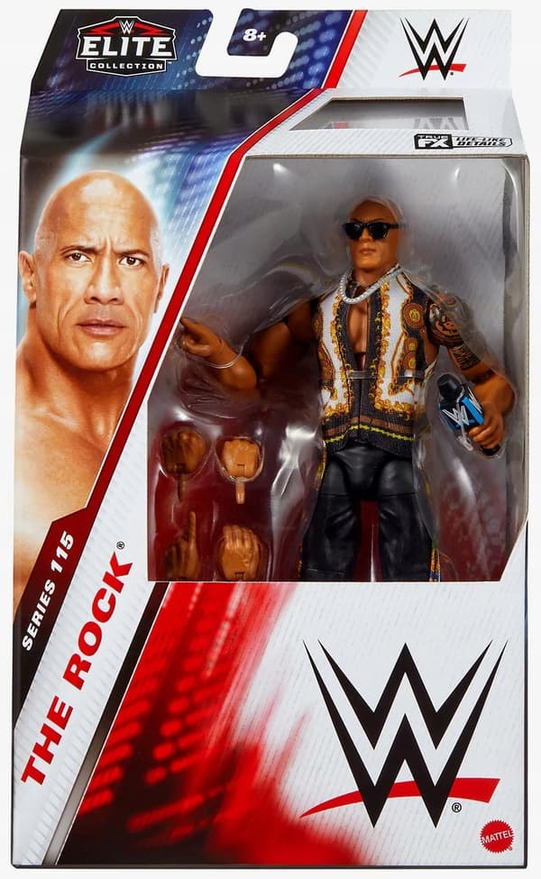 MATTEL WWE Elite The Rock Figure