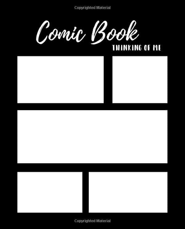 Comic Book: Blank Comic Book Notebook 7.5 x 9.25 inches, 150 pages Comic pa
