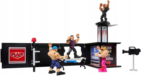 MATTEL WWE Knuckle Crunchers Final Boss Microphone Set