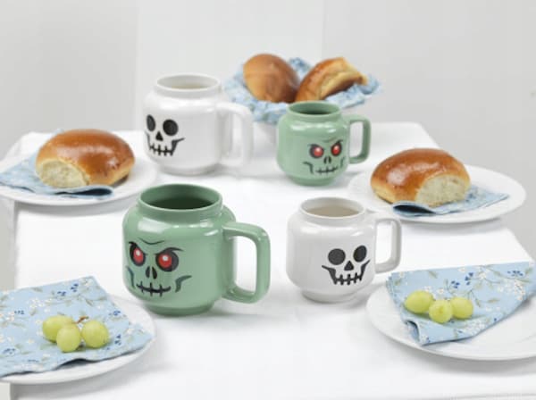 LEGO CERAMIC MUG – SKELETON, SMALL, 9.0 CM, 0.25 L. HALLOWEEN