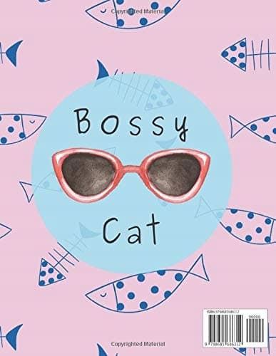 A4 Bossy Cat Notebook: Women’s Empowerment Cat Notebook Gift