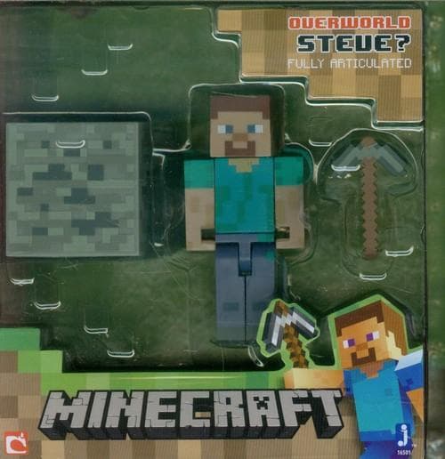 MINECRAFT Steve + Mojang Accessories – Original Collector’s Set – Unique