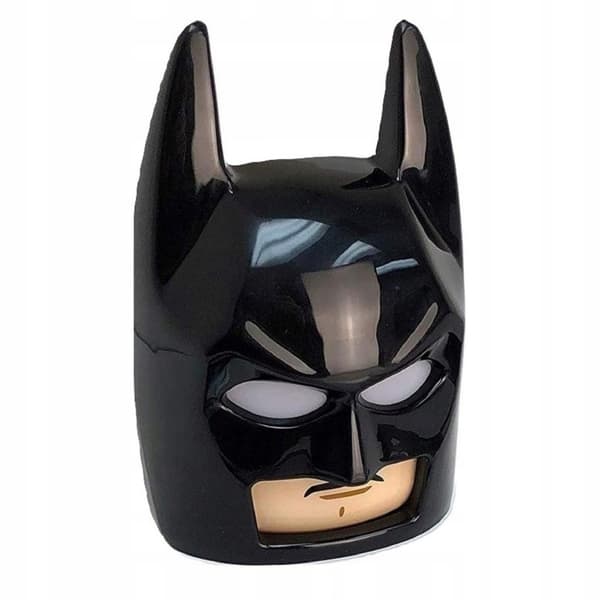 LEGO BATMAN MASK LAMP – STATIC STICKERS – EXHIBITION MODEL