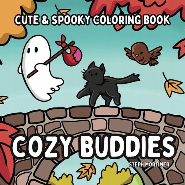 Mortimer, Steph *Cozy Buddies: Cute and Spooky Colouring Book*: Bold and Easy