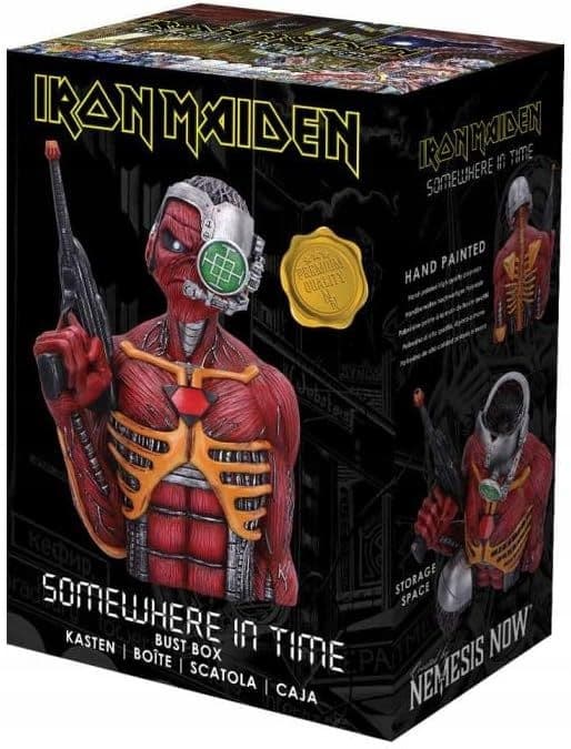 IRON MAIDEN BUST FROM SOMEWHERE IN TIME
