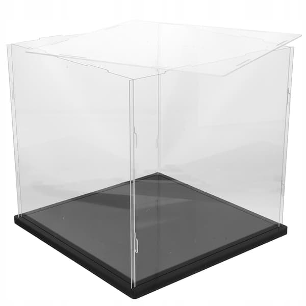 TRANSPARENT ACRYLIC BOX FOR FIGURINES AND MODELS