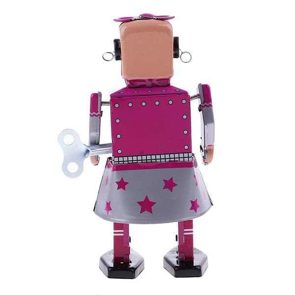 Wind-up Robot, Clockwork Walking Robot, Up Robot, Ornament, 14.8cm