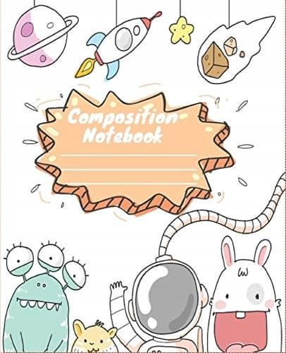 Composition Notebook: Space 3 Ruled Notebook, Lined School Journal | 110 pages
