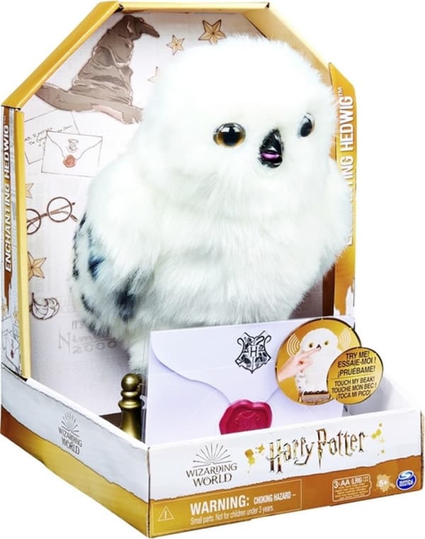 HARRY POTTER HEDWIG INTERACTIVE OWL WITH 15 FUNCTIONS – PLUSH TOY