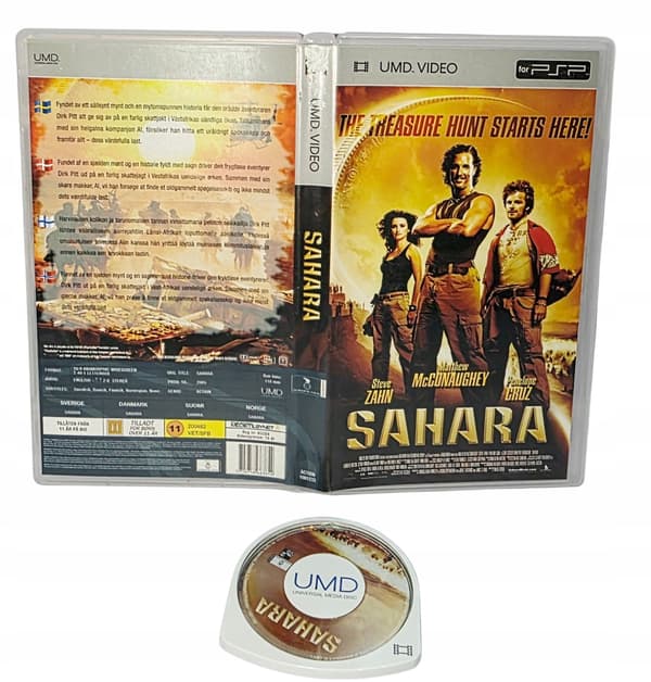 SAHARA PSP UMD VIDEO – WELL-MAINTAINED DISC -5
