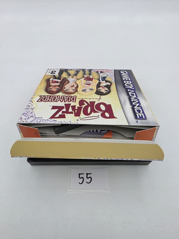 GAME BOY ADVANCE BRATZ DIAMONDZ ORIGINAL CARTON BOX