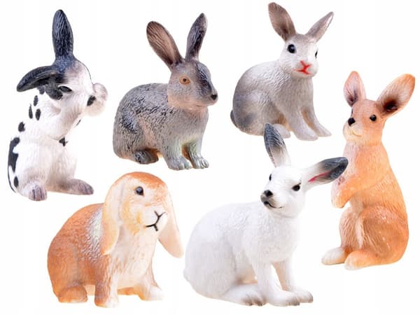Rabbit, hare, pet figurine, 4.5 cm | ZA3383