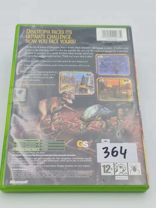XBOX DINOTOPIA: THE SUNSTONE ODYSSEY