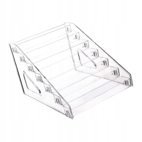 Display stand – Acrylic multi-tier organiser – Presentation stand – Riser 7-tier