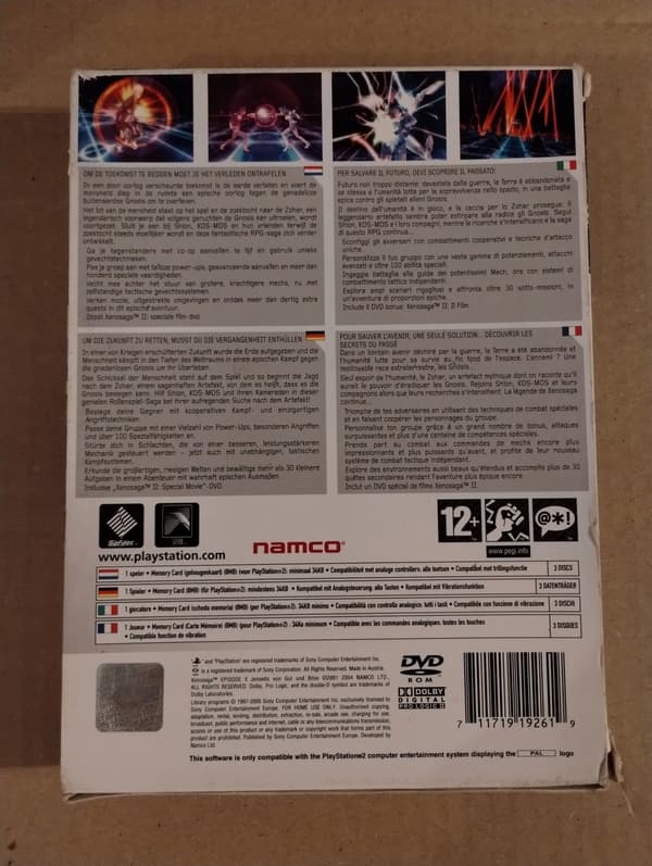 Xenosaga Episode II PS2 game – READ DESCRIPTION – CD 1 MISSING