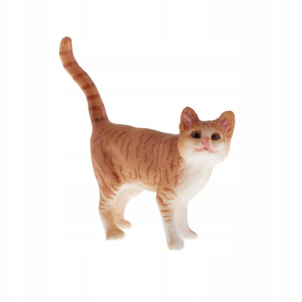 Hand-painted mini animal figurine: cat 1