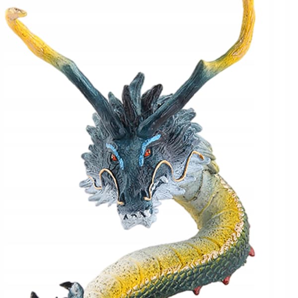 Realistic flying dragon figurine Action figurines Desk decorations Blue