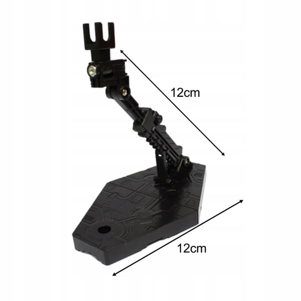 Action Bases: Durable, Sturdy, Flexible, Universal for Model Hobbies 1/144, black