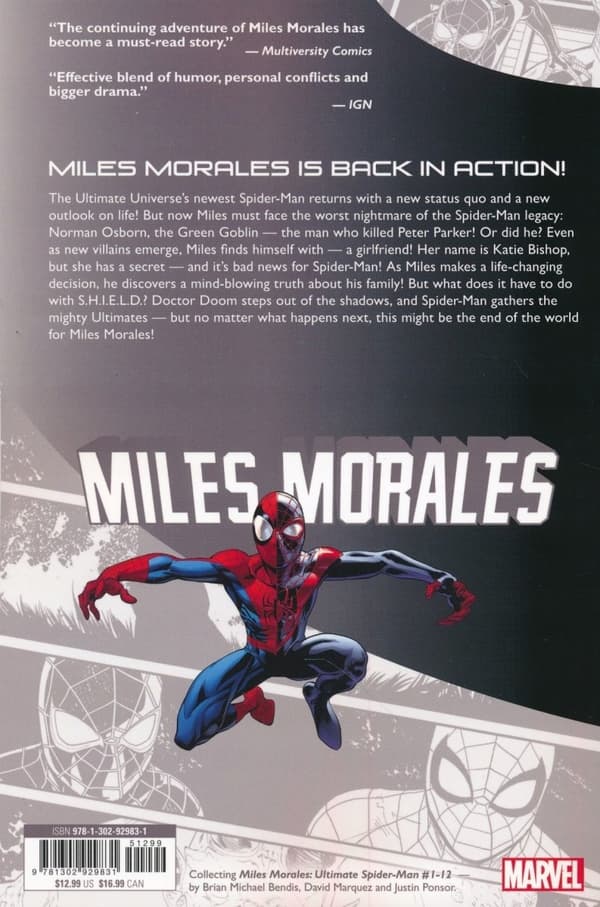 Miles Morales: Ultimate End by Brian Michael Bendis