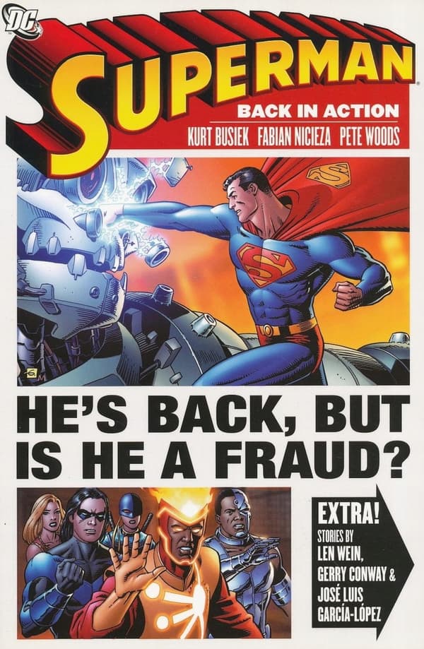 SUPERMAN BACK IN ACTION COMIC – ORIGINAL ENGLISH VERSION