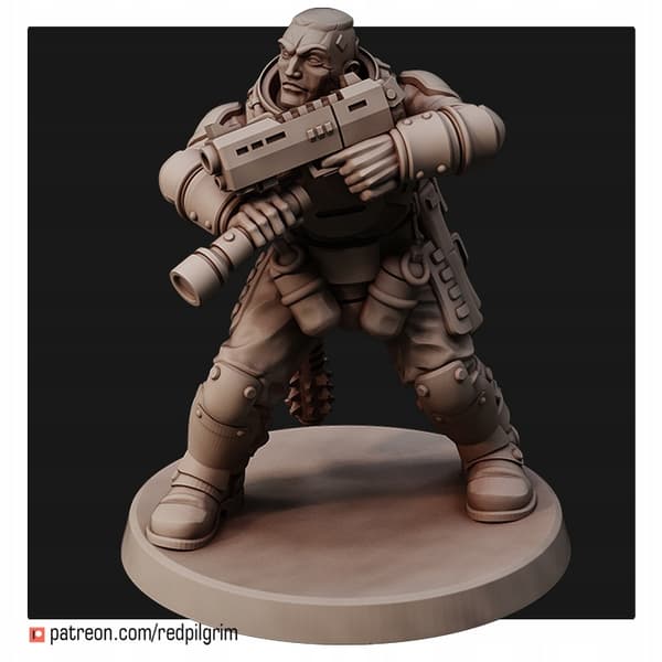Kravallpolisstyrka – Red Pilgrim Miniatures 28 mm
