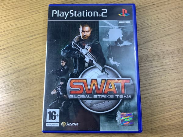 SWAT GLOBAL STRIKE TEAM – disc in excellent condition, complete set, ANG PS2