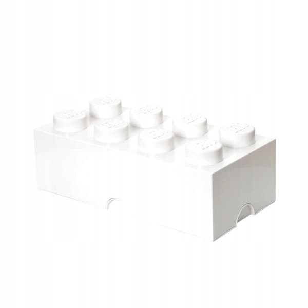 LEGO® WHITE FIGURE-8 BRICK CONTAINER