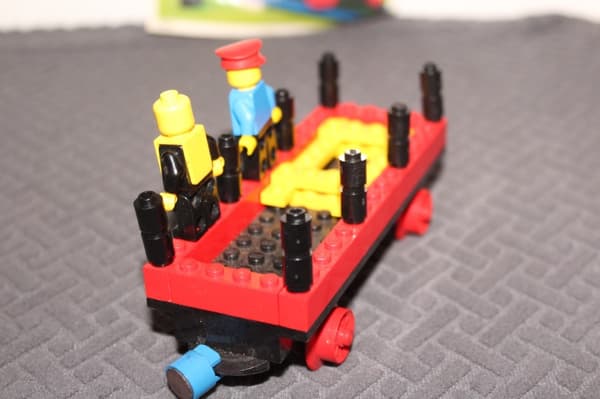 LEGO CITY TOWN TRAIN 166 INSTRUCTION SET with Flat Wagon instructions