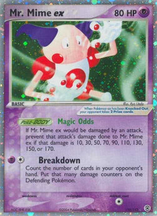 Pokemon Mr. Mime ex