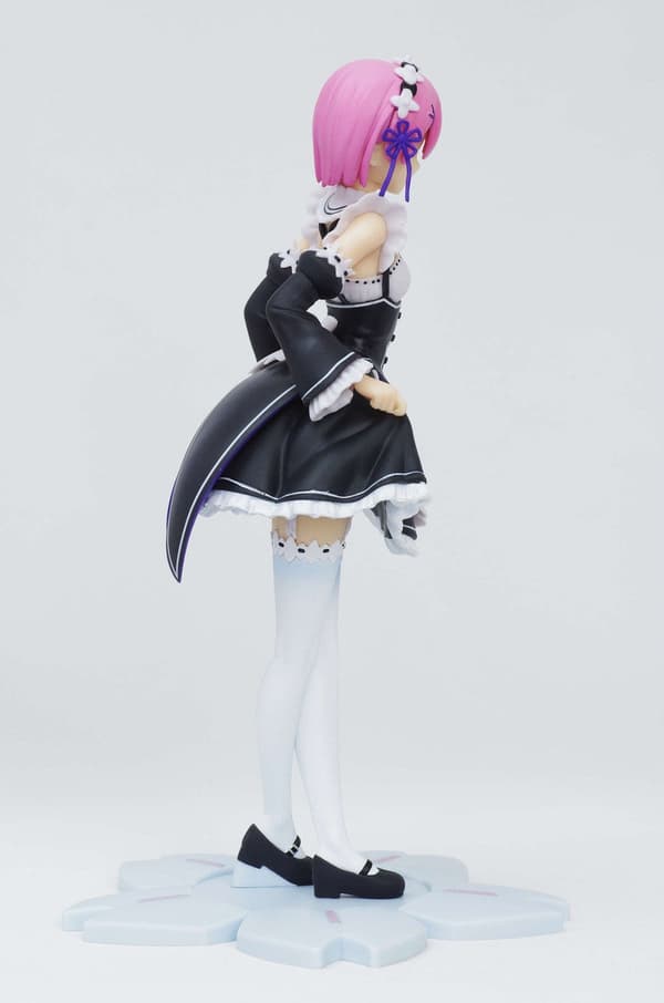Re:Zero Anime Ram Curtsey Premium SEGA Rem Figurine