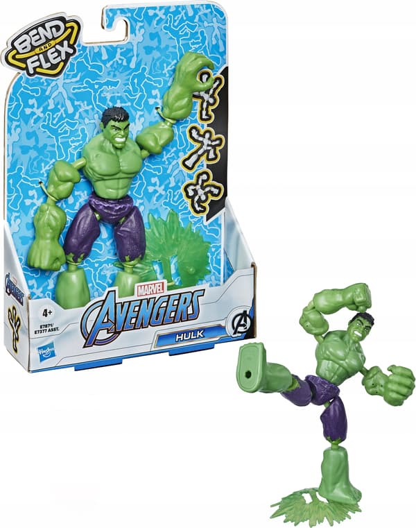 Hasbro Marvel Avengers – Bend and Flex Hulk Figure E7377 / E7871