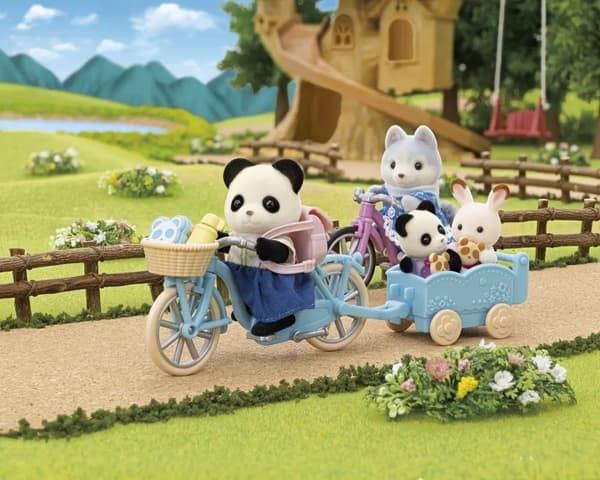 Sylvanian Families Panda Bicycle and Roller Skates Set