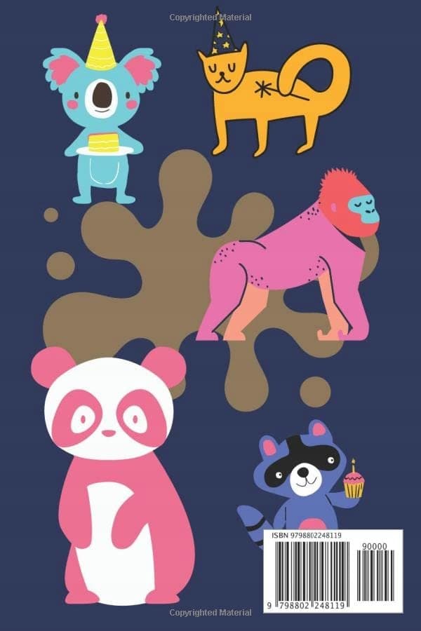 Animal Notebook | Cute Animal Pattern Notebook | Composition Notebook: 6x